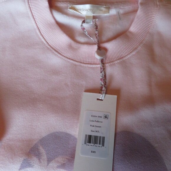 LoveShackFancy - LA Pullover/Sweatshirt - Pink - Size M/L, Limited Edition - NWT - Picture 6 of 15